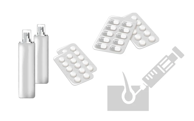 AGA治療のイラスト